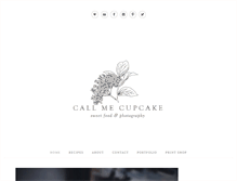 Tablet Screenshot of callmecupcake.se